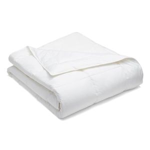 NEW In Pkg Queen size white Black Series 300 Thread Count PrimaLoft Comforter